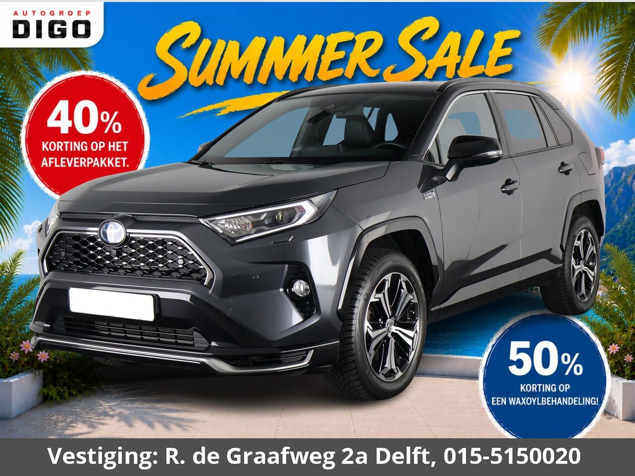 Toyota RAV4 - 2.5 Plug-in Hybrid AWD Bi-Tone Plus | 1500 KG trekgewicht | JBL Audio | Stoelverwarming & - AutoWereld.nl