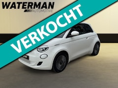 Fiat 500e - ICON+ 42KWH Soh 93% MAGIC-EYE/KEYLESS/CAMERA/STOELVERWARMING/PDC/CRUISE-CONTROL/16"INCH
