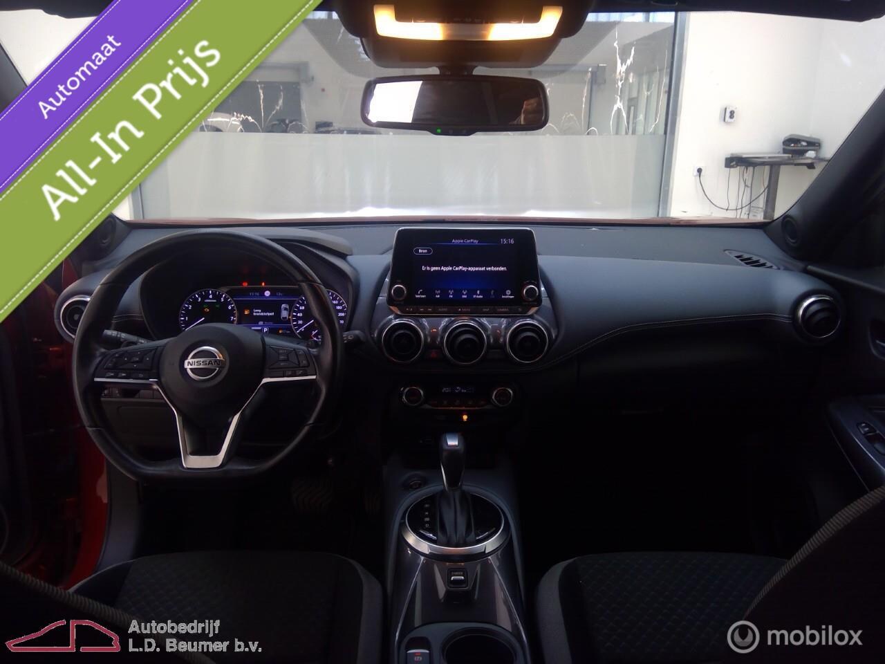 Nissan Juke - 1.0 DIG-T AUT. N-Connecta Navi *NL. 1e EIG., TRKHK, RIJKLAARPRIJS!*