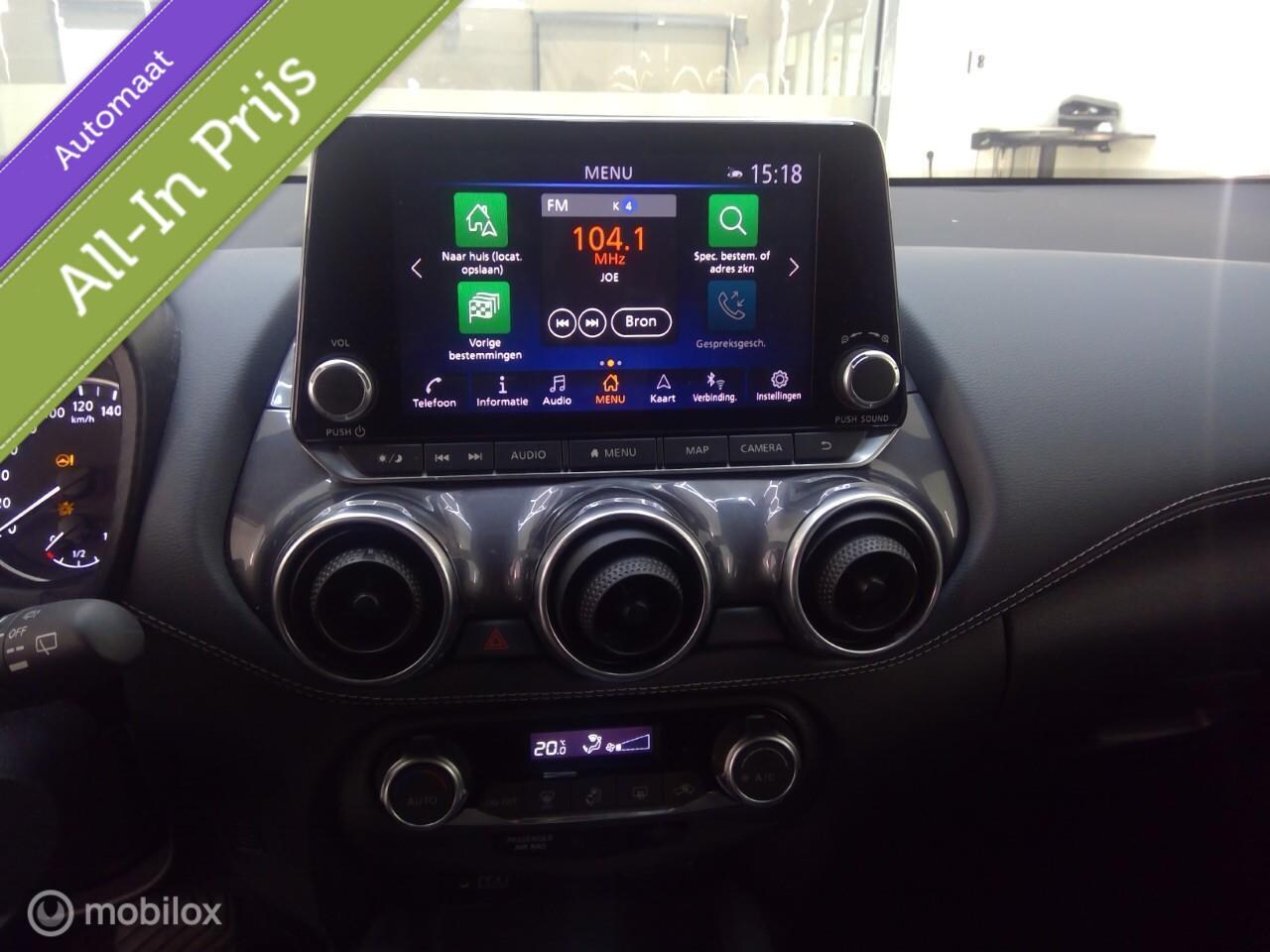 Nissan Juke - 1.0 DIG-T AUT. N-Connecta Navi *NL. 1e EIG., TRKHK, RIJKLAARPRIJS!*