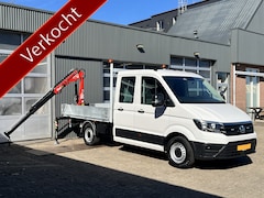 Volkswagen Crafter - 35 2.0 TDI L3 Fassi Laadkraan M15A Trekhaak 3500 kg trekgewicht Airco Apple carplay Cruise