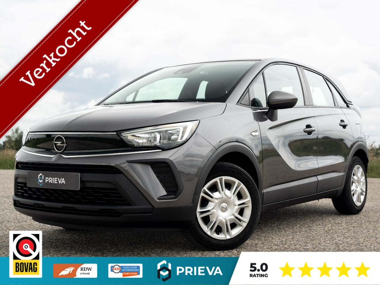 Opel Crossland - 1.2 Edition | Stoel & Stuur Verwarming | Airco | Cruise Control | Parkeersensoren | Dealer - AutoWereld.nl
