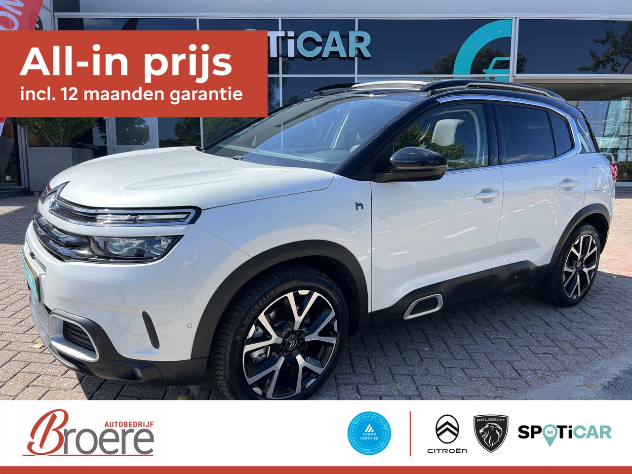 Citroën C5 Aircross - 1.6 Plug-in Hybrid 225 Shine SOH 94% - AutoWereld.nl