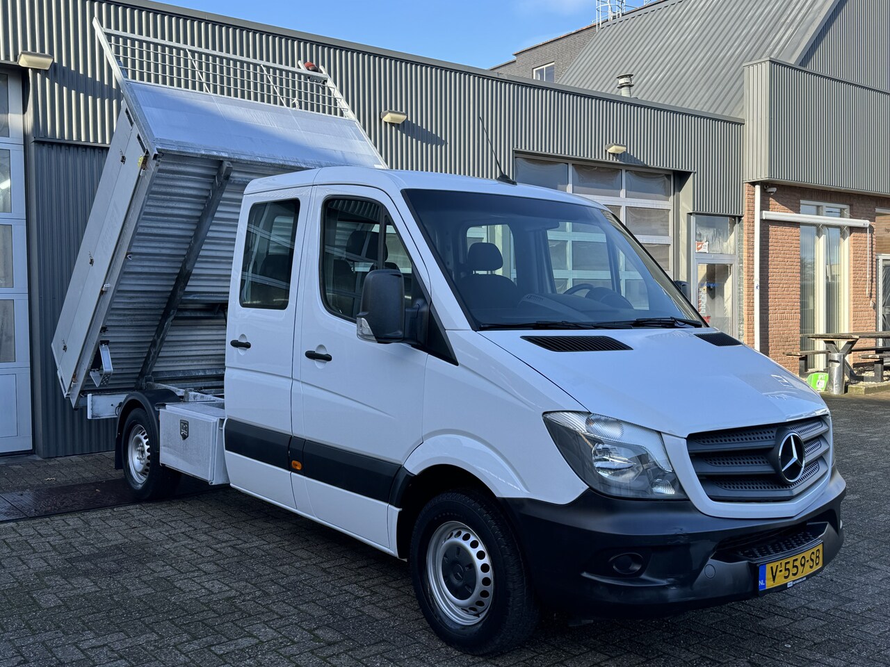 Mercedes-Benz Sprinter - 314CDI DC Euro 6 Airco Cruise controle Trekhaak 2000kg trekgewicht Navigatie Kipper Kieper - AutoWereld.nl