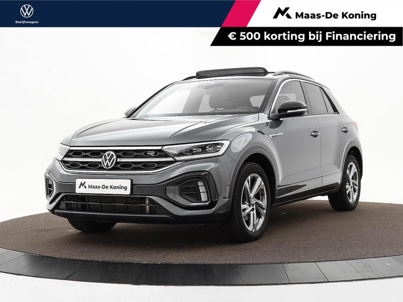 Volkswagen T-Roc - 1.5TSI/150PK R-Line Business+ · Panoramadak · Trekhaak · Camera · Apple/Android Car Play · - AutoWereld.nl