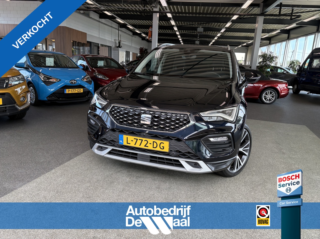 SEAT Ateca - 1.5 TSi 150pk DSG Xperience Business Intense 360CAMERA/KEYLESS/DODEHOEK/19INCH/WINTERPACK/ - AutoWereld.nl