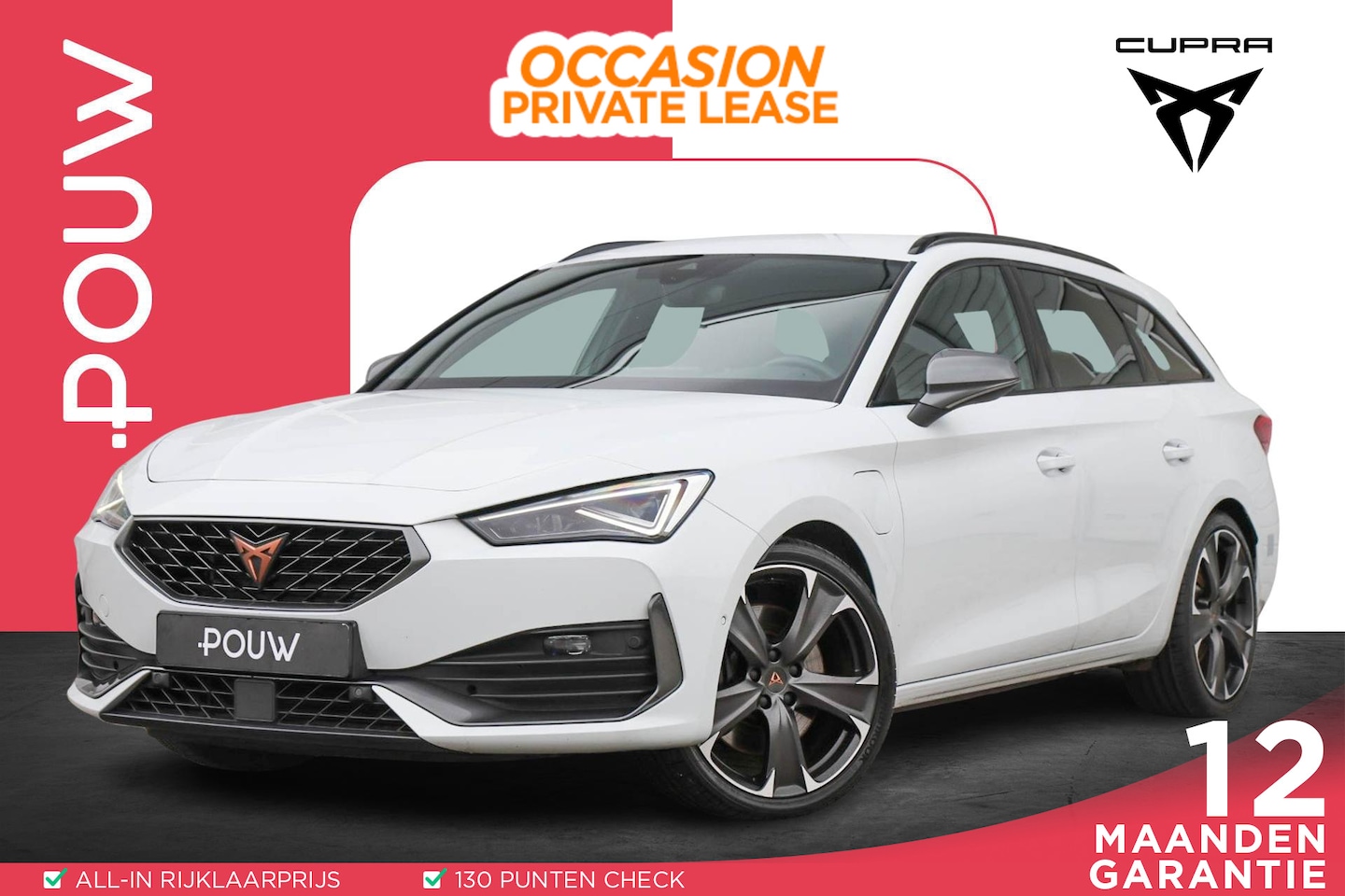 CUPRA Leon Sportstourer - 1.4 e-Hybrid 245pk VZ | SoH 98% | Trekhaak | Achteruitrijcamera | Stoelverwarming | Naviga - AutoWereld.nl