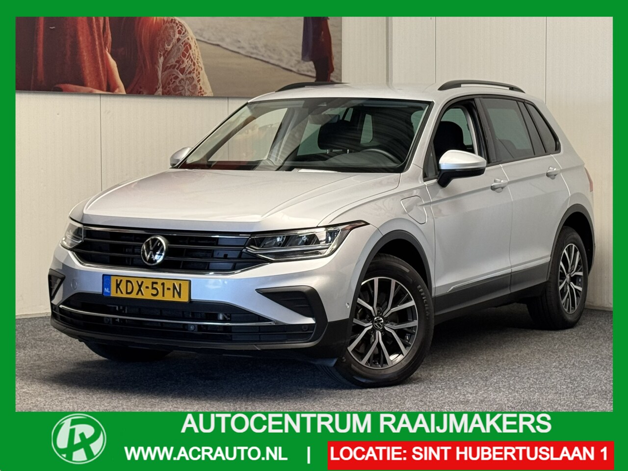 Volkswagen Tiguan - 1.4 TSI eHYBRID 245 PK DSG NAVIGATIE ADAPTIVE CRUISE CONTROL STOEL EN STUUR VERWARMING APP - AutoWereld.nl