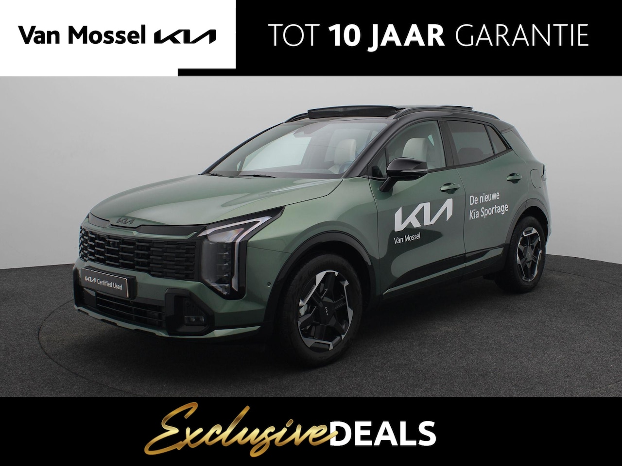 Kia Sportage - 1.6 T-GDi Hybrid GT-PlusLine Pano. Dak | Elektr. stoel met geheugen | 360 Camera | LM Velg - AutoWereld.nl