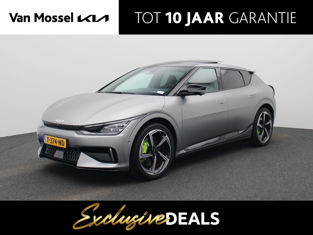 Kia EV6 - GT AWD 77.4 kWh | 585PK!! | Panorama Dak | BTW | Meridian Sound | Kuipstoelen | 21" GT Vel - AutoWereld.nl