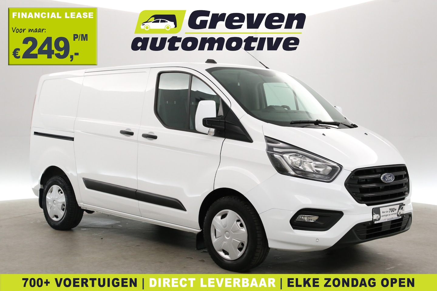 Ford Transit Custom - 2.0 TDCI L1H1 | Automaat | Airco | Cruise | 3 Zits | Parkeersensoren - AutoWereld.nl