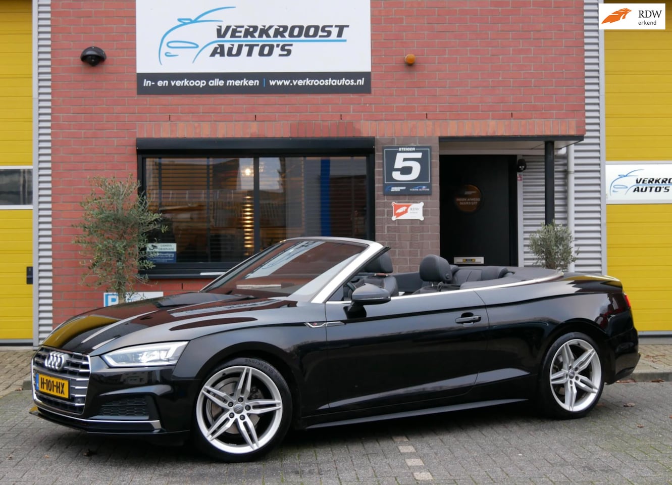 Audi A5 Cabriolet - 2.0 TFSI S-line Pro Line Plus.facelift. navi. stoelverwarming. - AutoWereld.nl
