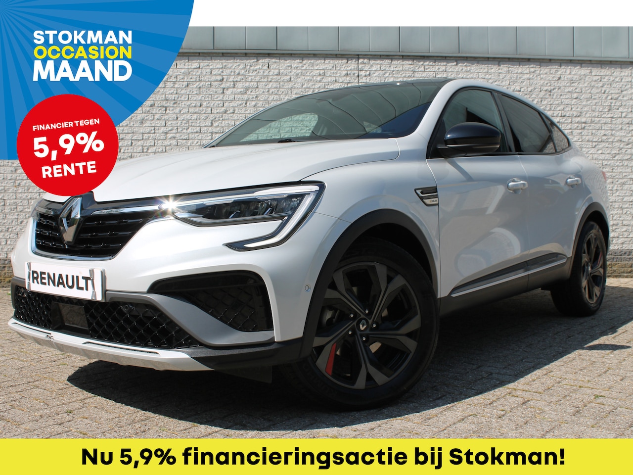 Renault Arkana - 1.6 E-Tech Hybrid 145 R.S. Line | navigatie | lederen bekleding | BOSE audio - AutoWereld.nl