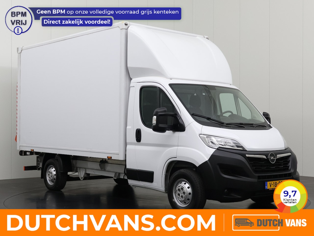 Opel Movano - 140PK Bakwagen+Laadklep | 2500KG Trekhaak Dakspoiler | Camera | Airco | Cruise | 3-Zits - AutoWereld.nl
