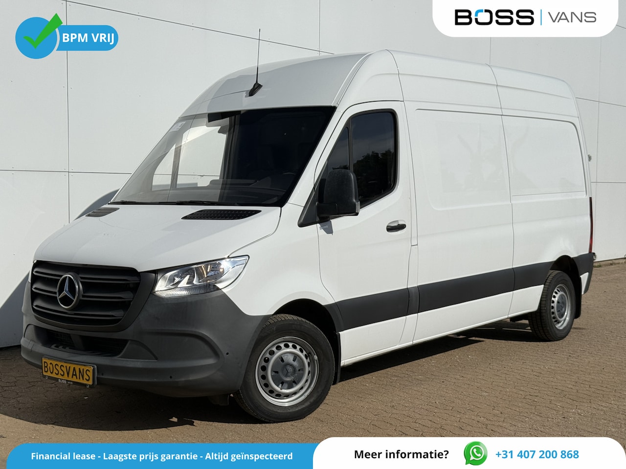 Mercedes-Benz Sprinter - 315 1.9 CDI L2H2 Automaat Standkachel Carplay Camera ACC Parkeersensoren V+A Trekhaak - AutoWereld.nl