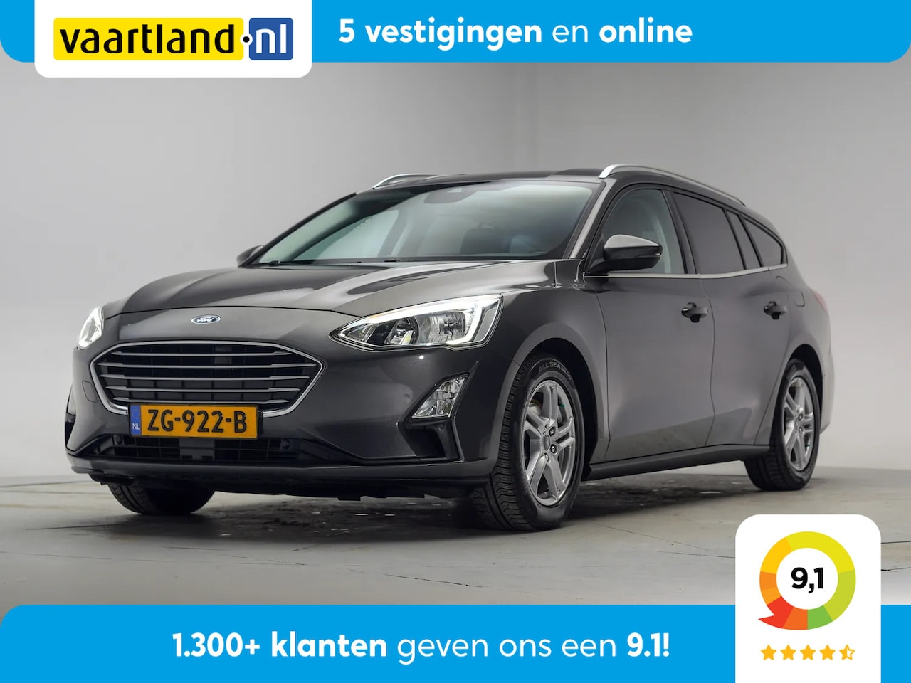 Ford Focus Wagon - 1.0 EcoBoost Trend Edition Business [ Carplay Cruise PDC Stoelverwarming ] - AutoWereld.nl