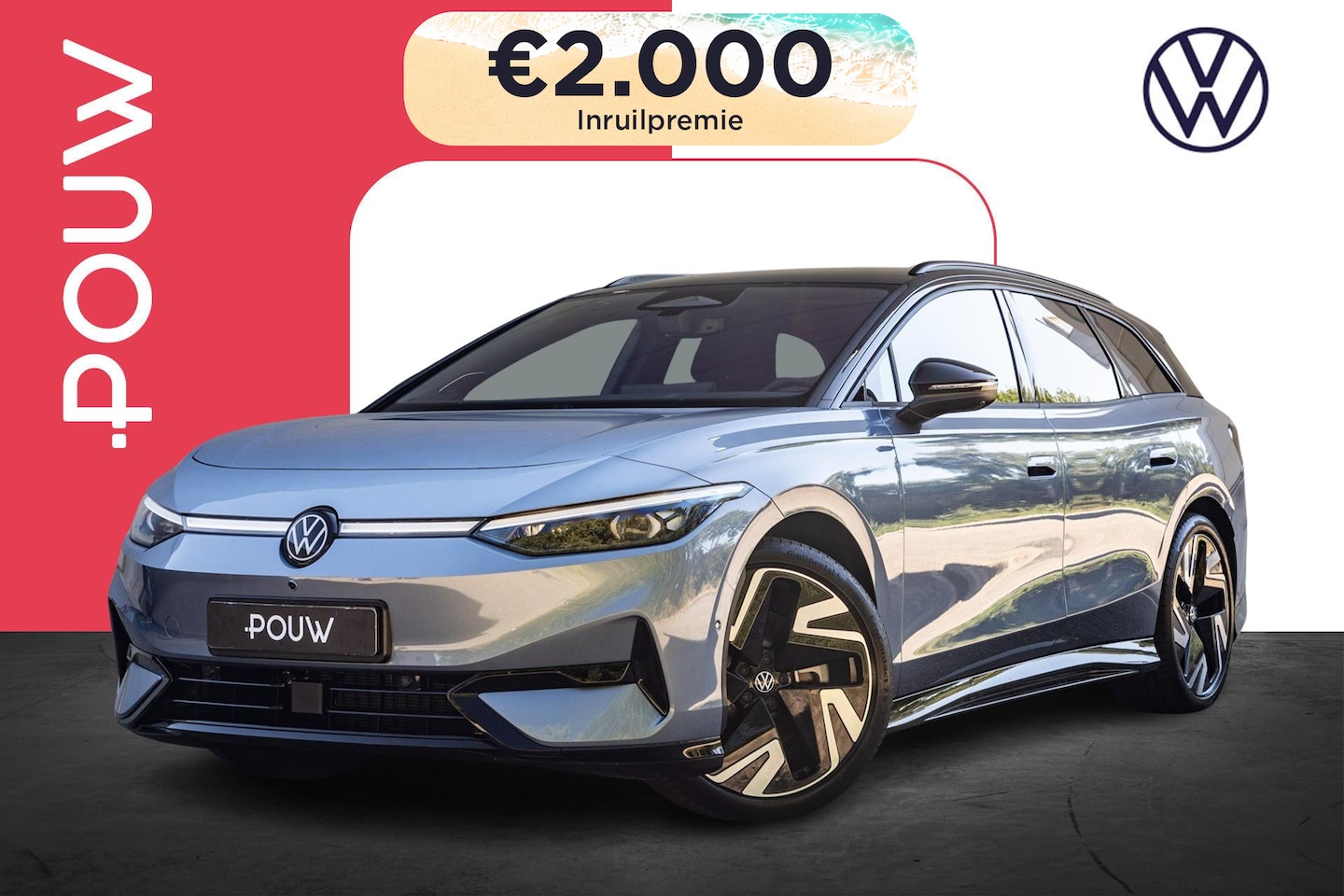 Volkswagen ID.7 Tourer - 286pk Limited Edition Plus 86 kWh | Warmtepomp | Trekhaak Wegklapbaar - AutoWereld.nl