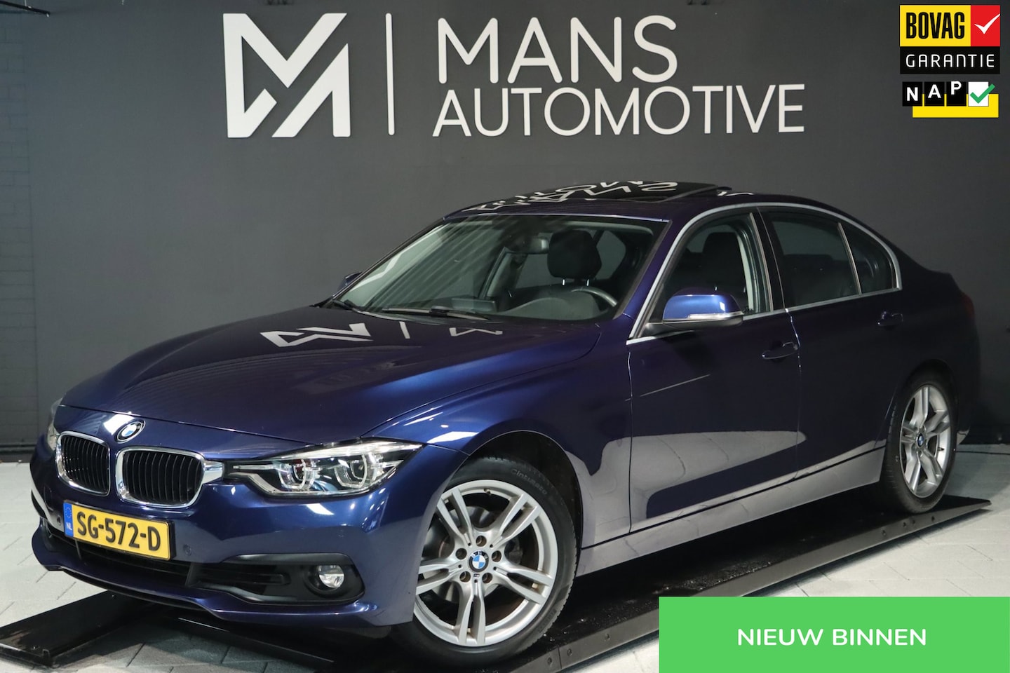 BMW 3-serie - 318i High Executive / SCHUIFDAK / LEDER / CARPLAY / STOELVERW - AutoWereld.nl