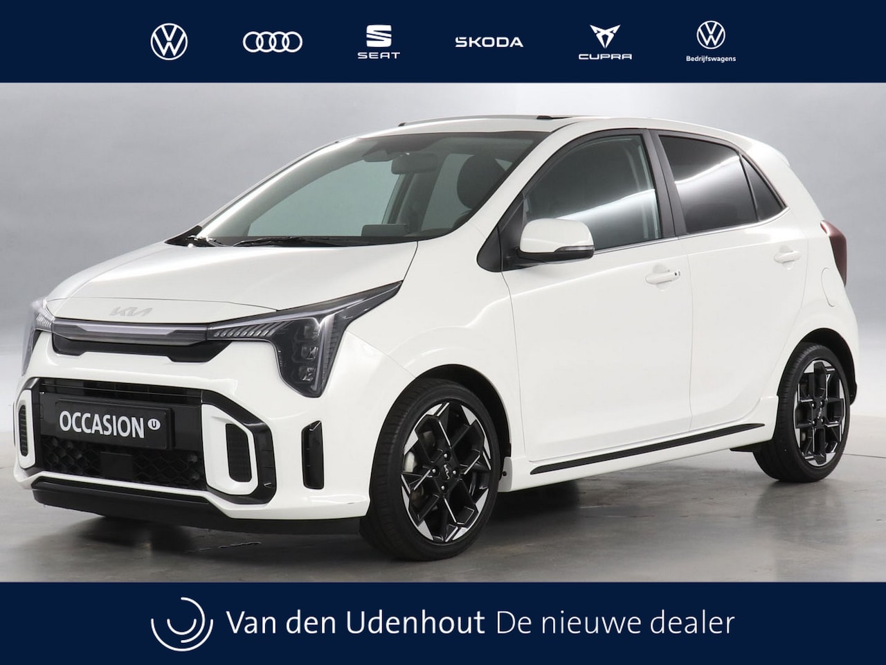 Kia Picanto - 1.0 DPI 65pk Automaat GT-Line / Navigatie / Stoel+Stuurverwarming / Camera - AutoWereld.nl