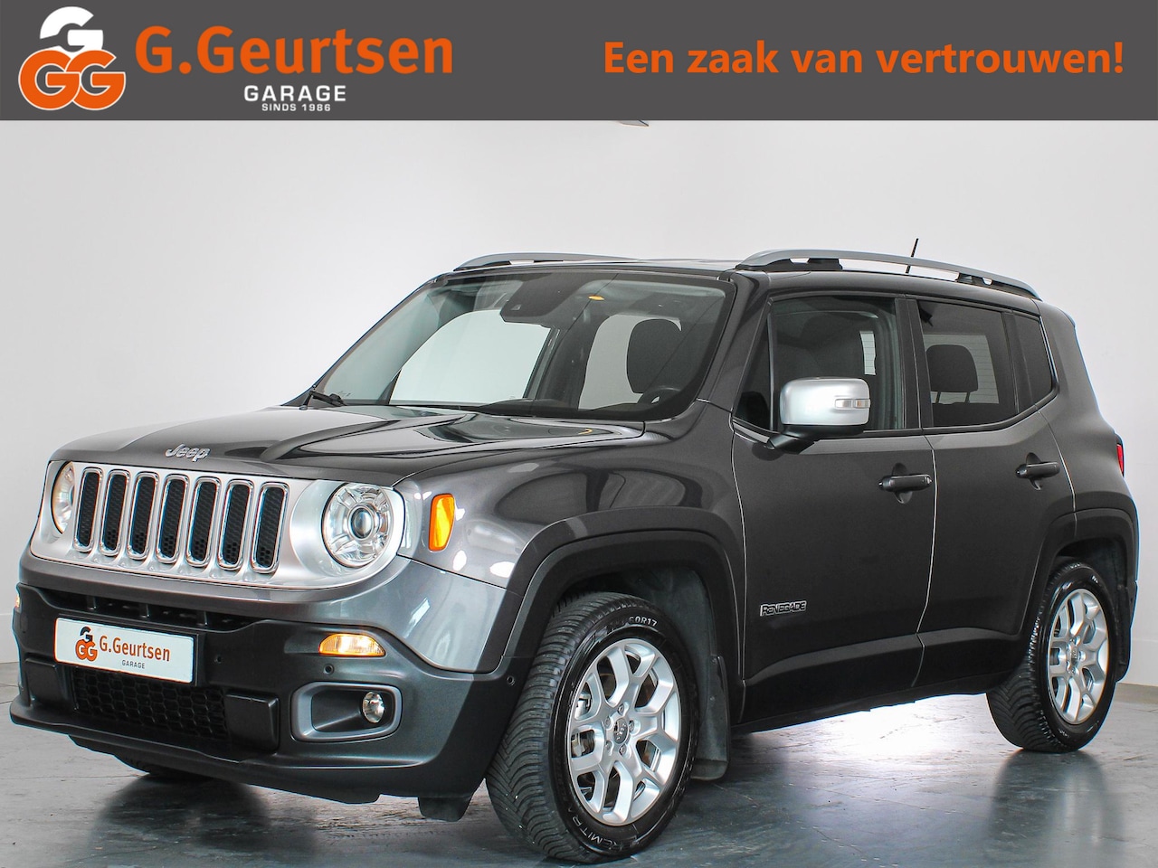 Jeep Renegade - 1.4 MultiAir Limited Trekhaak, Stoel/Stuurverwarming, Cruise Control, - AutoWereld.nl