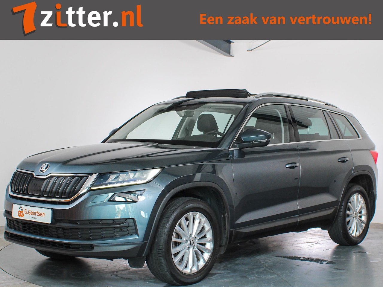 Skoda Kodiaq - 2.0 TSI 4x4 Style 7-Persoons, Panoramadak, Lederen bekleding, Cruise Control, Apple Carpla - AutoWereld.nl