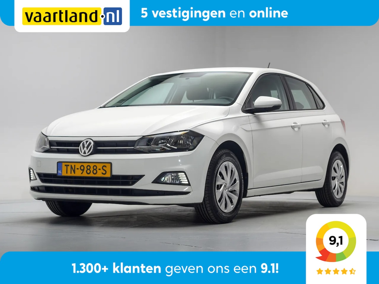 Volkswagen Polo - 1.0 TSI Comfortline [ Navi Adapt cruise Apple/Android ] - AutoWereld.nl