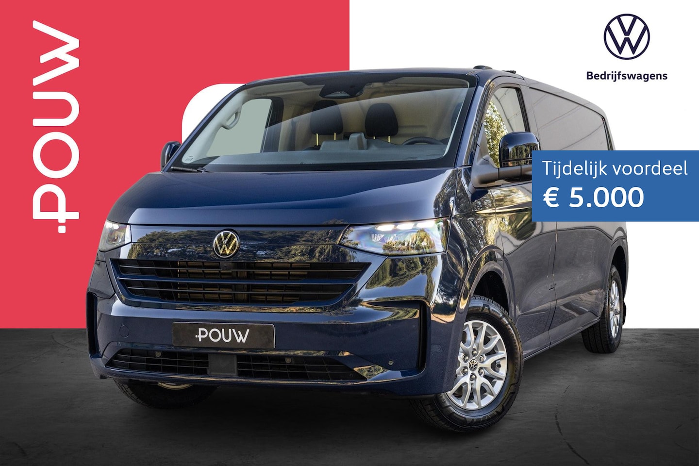 Volkswagen Transporter - 2.5 eHybrid 233pk AUT L2H1 30 Style | Trekhaak | Navigatiesysteem 13'' - AutoWereld.nl