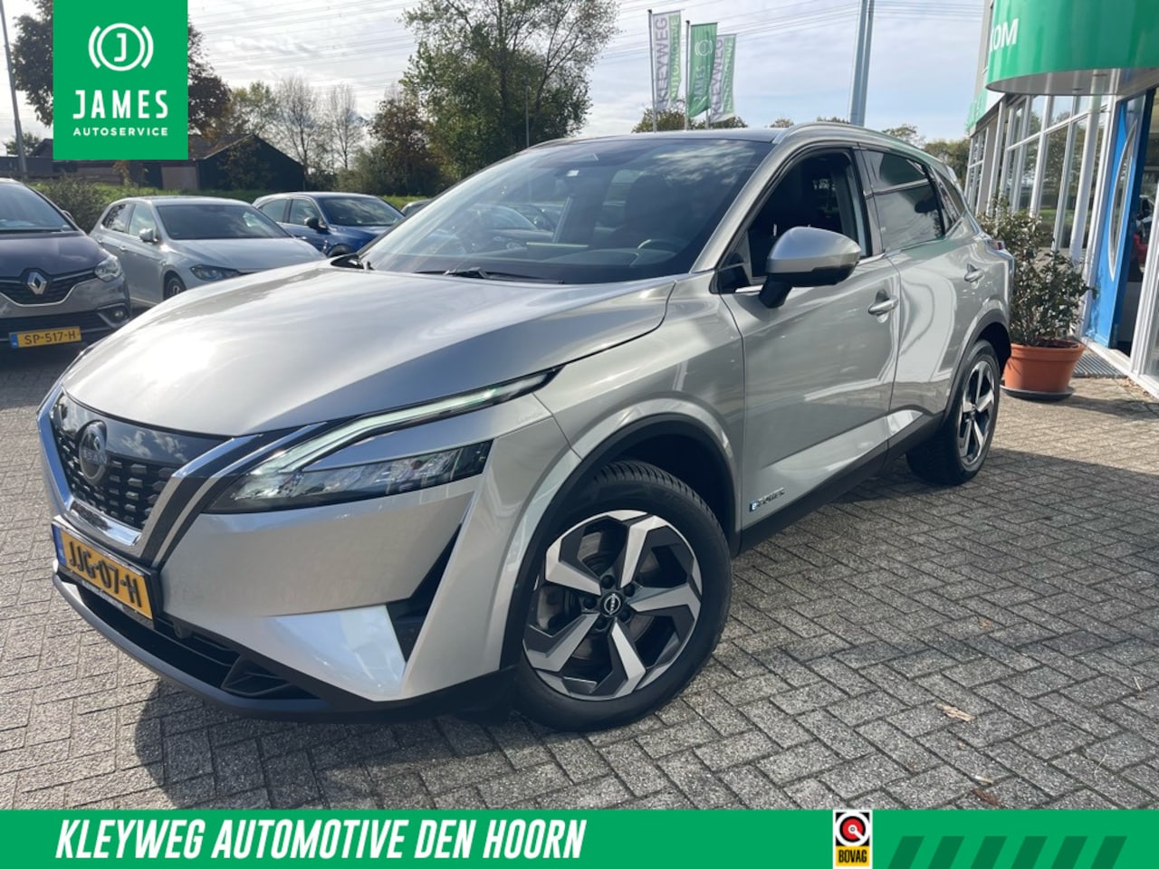 Nissan Qashqai - 1.5 ePower Bns Des., Nav, Carplay, Panodak, All Season - AutoWereld.nl