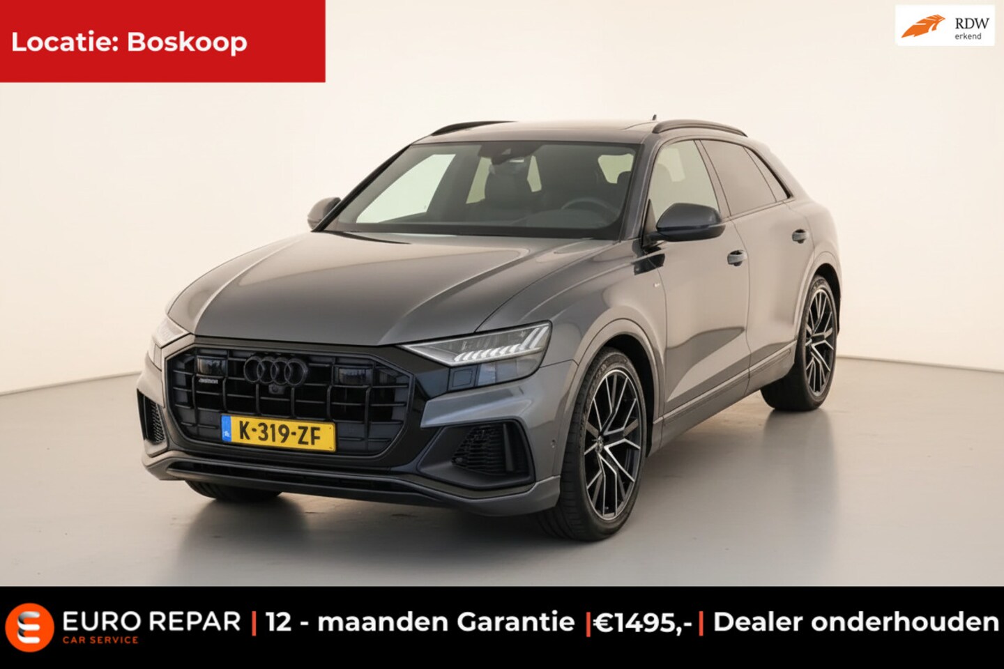 Audi Q8 - 55 TFSI quattro S-LINE LUCHTVERING B&O INCL BTW! - AutoWereld.nl