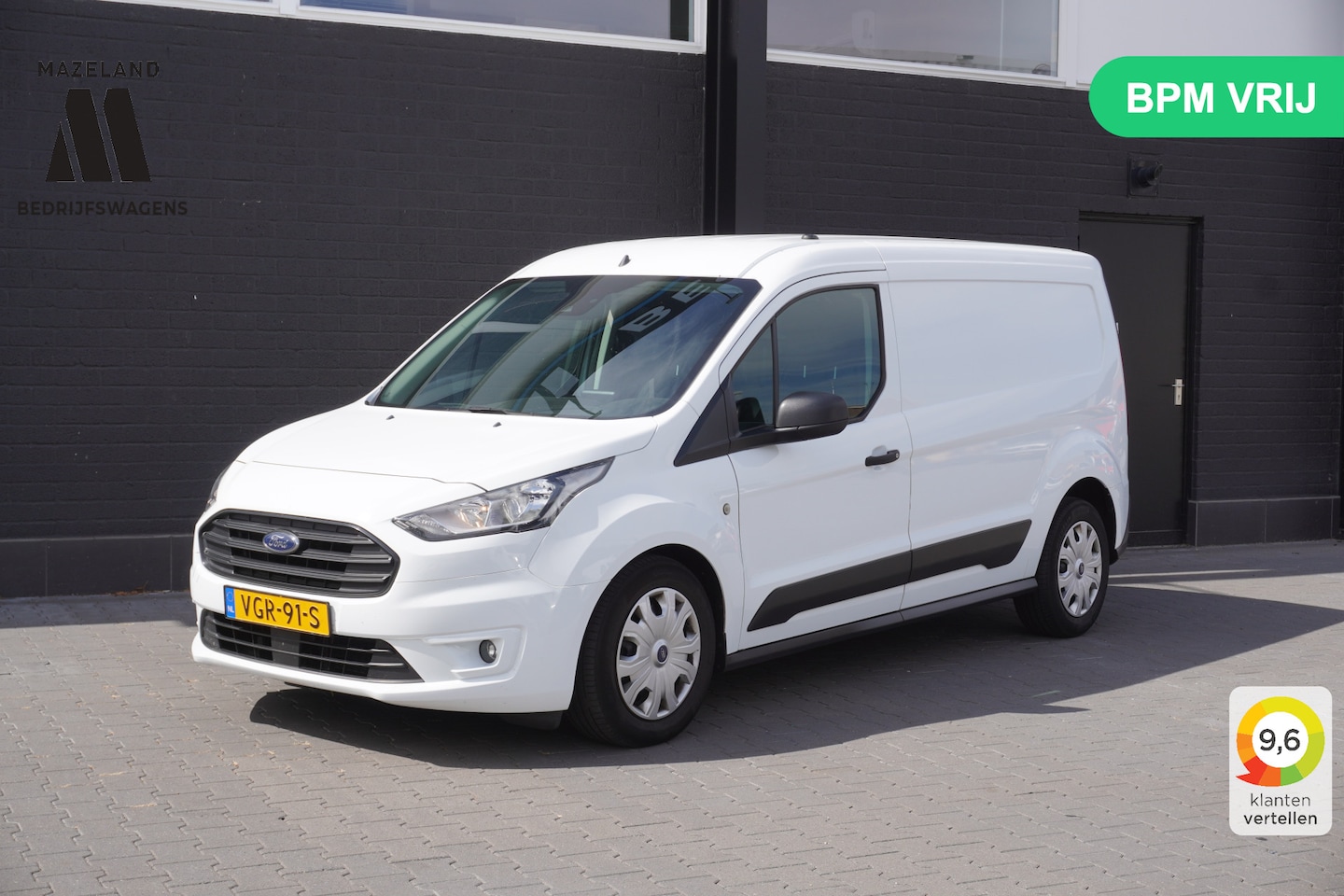 Ford Transit Connect - 1.5 EcoBlue L2 120PK Automaat EURO 6 - Airco - Navi - Cruise - €10.900,- Excl. - AutoWereld.nl