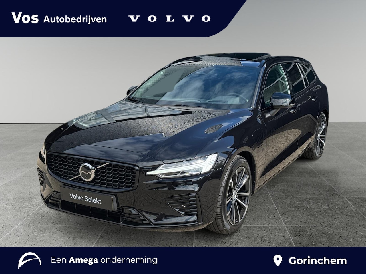 Volvo V60 - T8 Plug-in hybrid AWD Plus Dark |Trekhaak| 360 camera| Head-Up| Schuifdak| - AutoWereld.nl