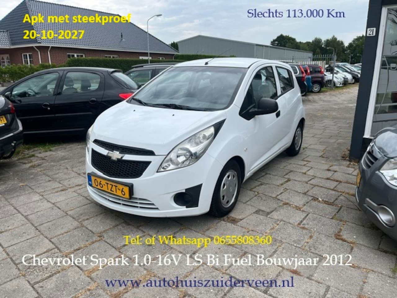 Chevrolet Spark - 1.0-16V 65PK BiFuel LS 2012 LPG - AutoWereld.nl