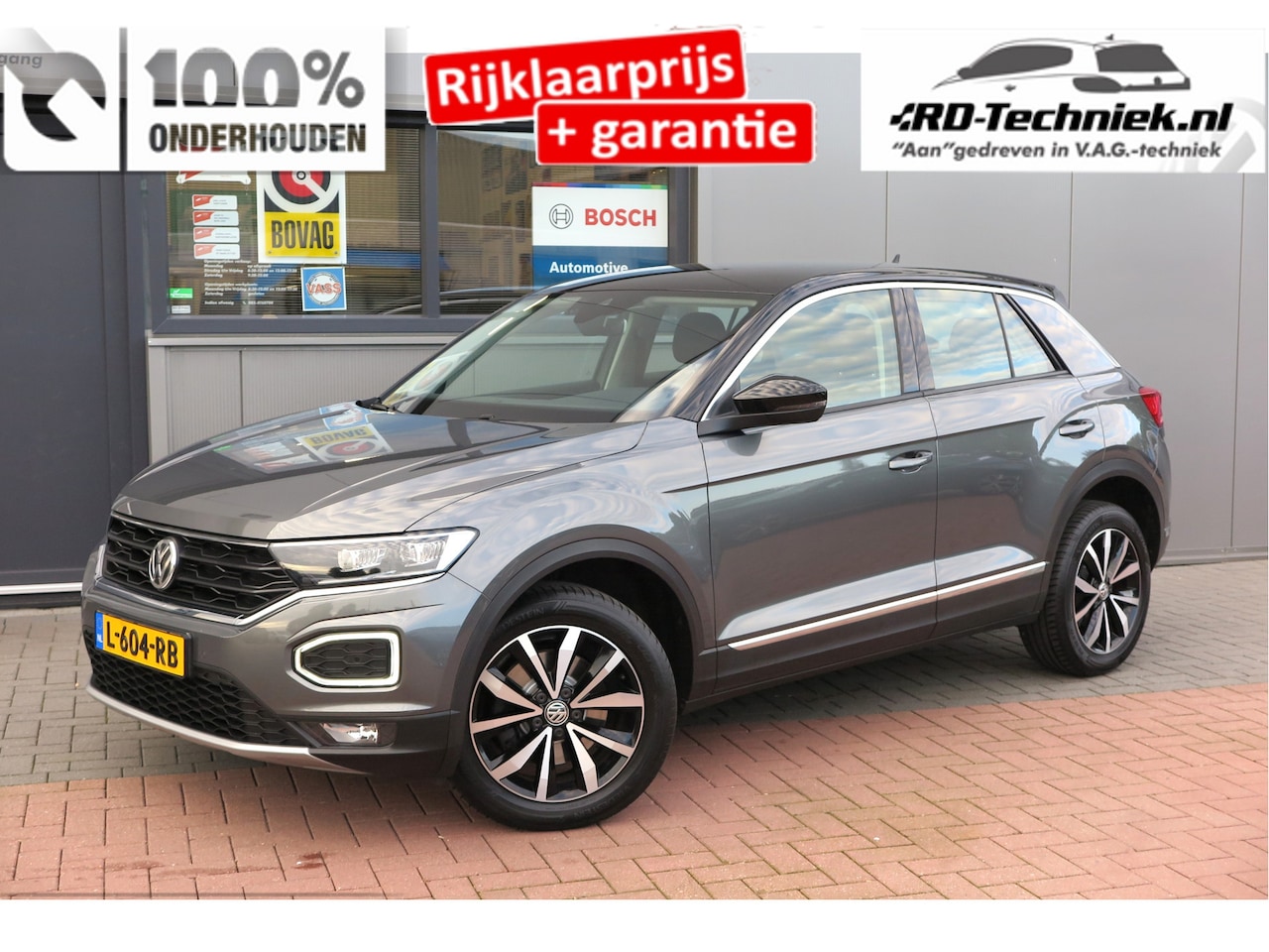 Volkswagen T-Roc - 1.0 TSI 85kw 116pk Style Led, Virtual Cockpit, LMV, Camera , Trekhaak afneembaar, DAB+ ,Na - AutoWereld.nl