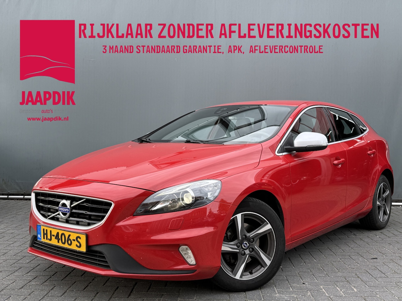 Volvo V40 - 2.0 D2 R-Design Business BWJ 2015 | NIEUW BINNEN! | R-DESIGN | STOELVERW. | TREKHAAK | NA - AutoWereld.nl