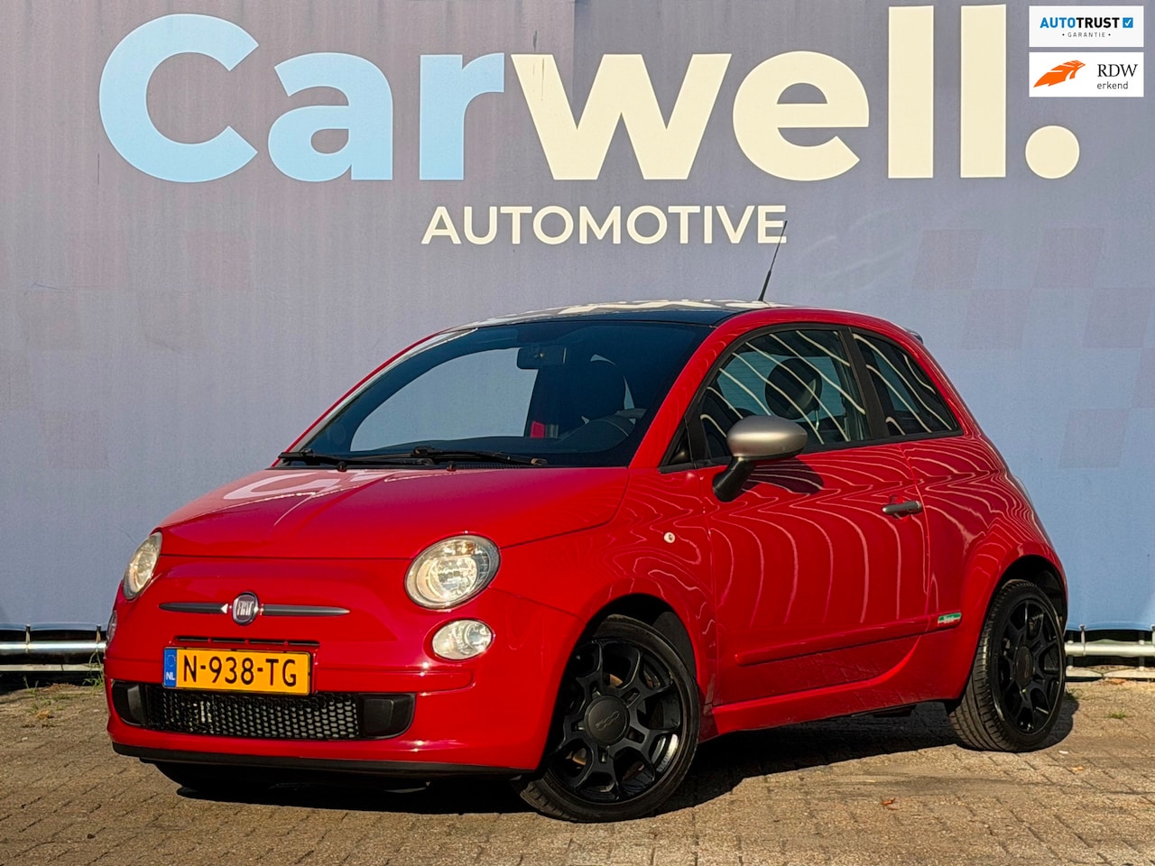 Fiat 500 - 0.9 TwinAir|Airco|ElektrischeRamen|HalfLeder|LMV|Isofix|Apk tot 25-06-2027| - AutoWereld.nl
