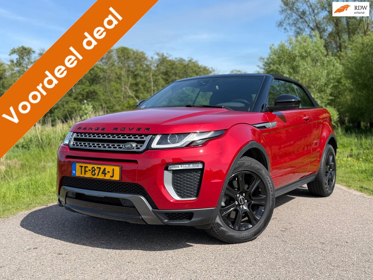 Land Rover Range Rover Evoque - Convertible 2.0 TD4 SE Dynamic Automaat / slechts 75.117 km / Leder / Apple CarPlay-Androi - AutoWereld.nl