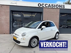 Fiat 500 - 0.9 TwinAir Turbo Lounge | Org-NL auto. Lage km. Pearl White. Airco. U-connect.
