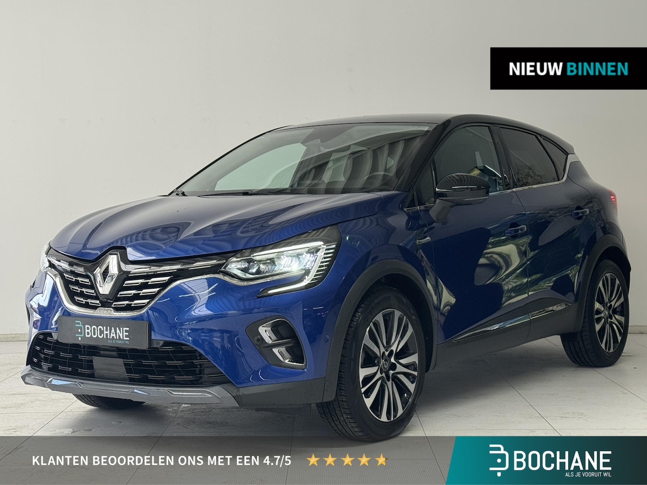 Renault Captur - 1.3 TCe 140 Initiale Paris | Leder | Stoel/Stuurverwarming | Bose | Trekhaak - AutoWereld.nl