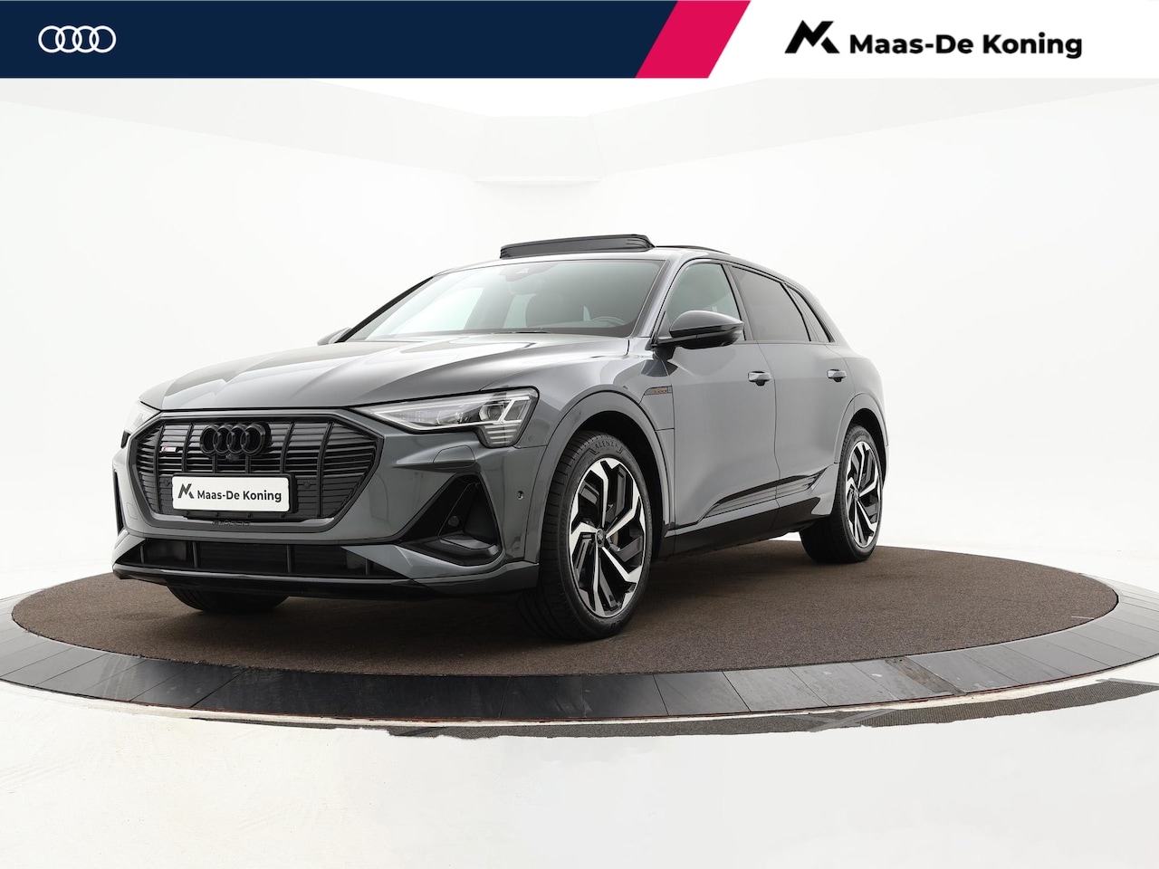 Audi e-tron - 55 Quattro 408pk S Edition 95 kWh · SOH 95,8% · Panoramadak · Luchtvering · 360 Camera · E - AutoWereld.nl