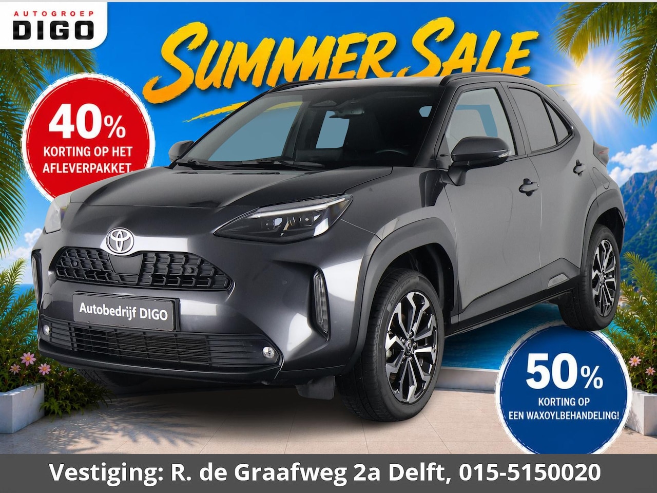 Toyota Yaris Cross - 1.5 Hybrid 115 Dynamic Luxury | Stuur- & Stoelverwarming | Parkeersensoren | Adaptieve Cru - AutoWereld.nl
