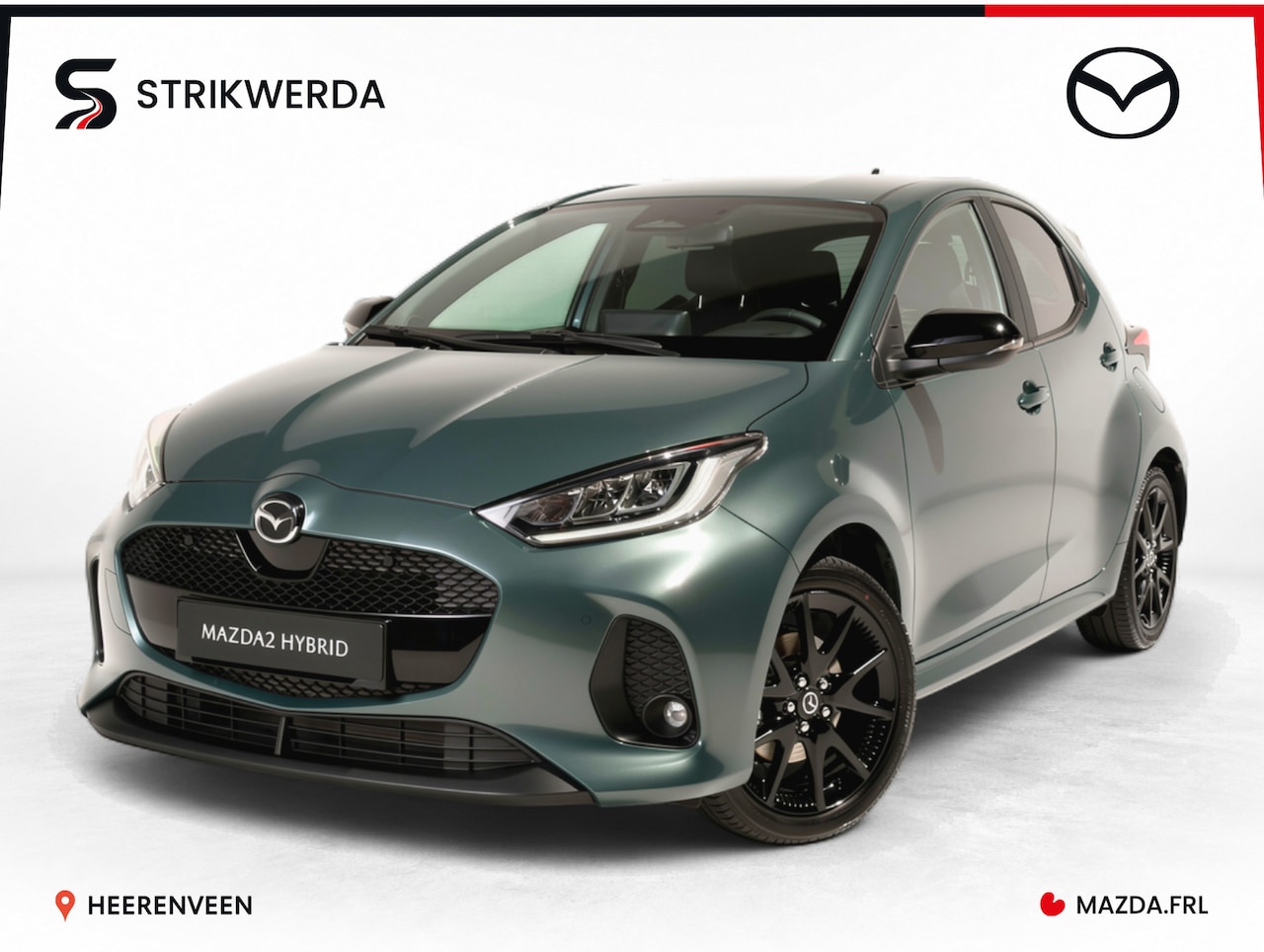 Mazda 2 Hybrid - 1.5 Homura | Fern Green | Nieuw! - AutoWereld.nl
