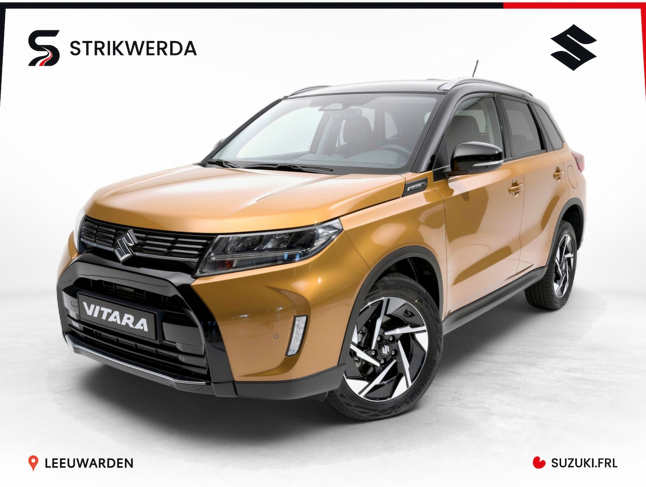 Suzuki Vitara - 1.4 Boosterjet Smart Hybrid Style Nieuw/Navi/Clima/Leder - AutoWereld.nl