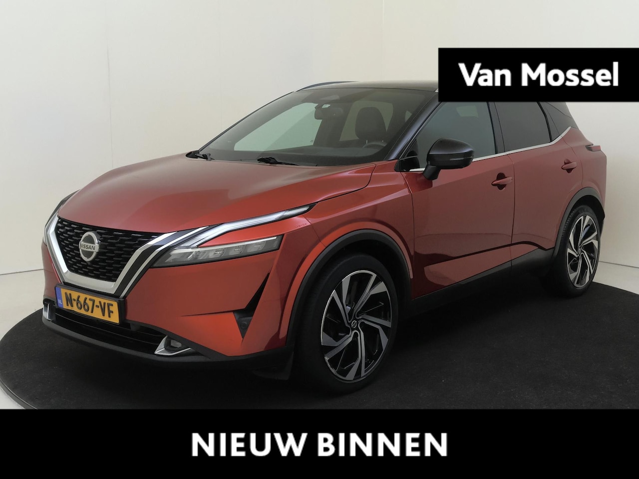 Nissan Qashqai - 1.3 MHEV Xtronic Tekna Plus | Stoel, stuur en voorruit verwarming | Bose Audio | Head-up D - AutoWereld.nl