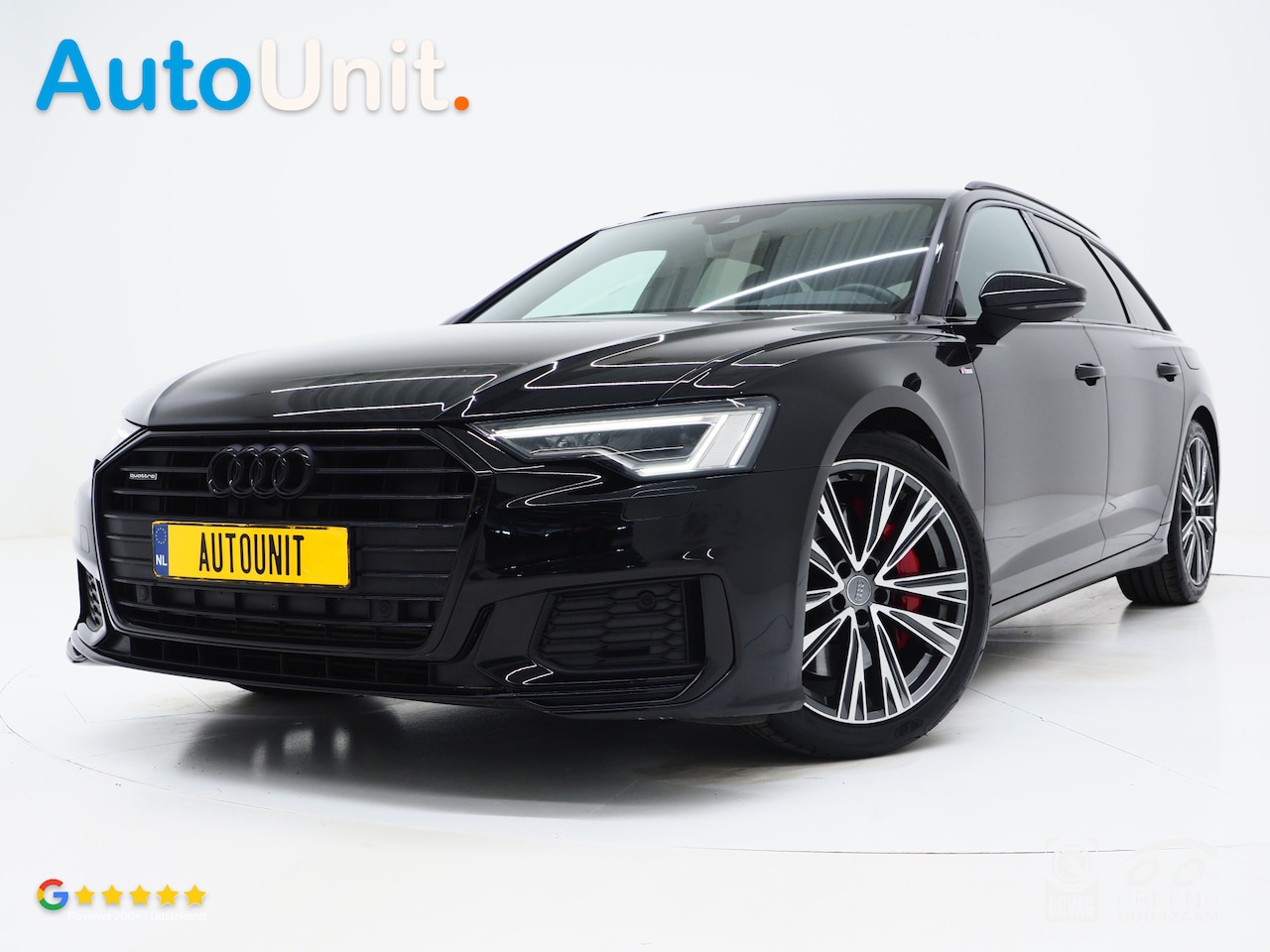 Audi A6 Avant - 55 TFSI e quattro Competition | Leder/Alcantara | Memory | Cruise | PDC | Donkere Hemel | - AutoWereld.nl