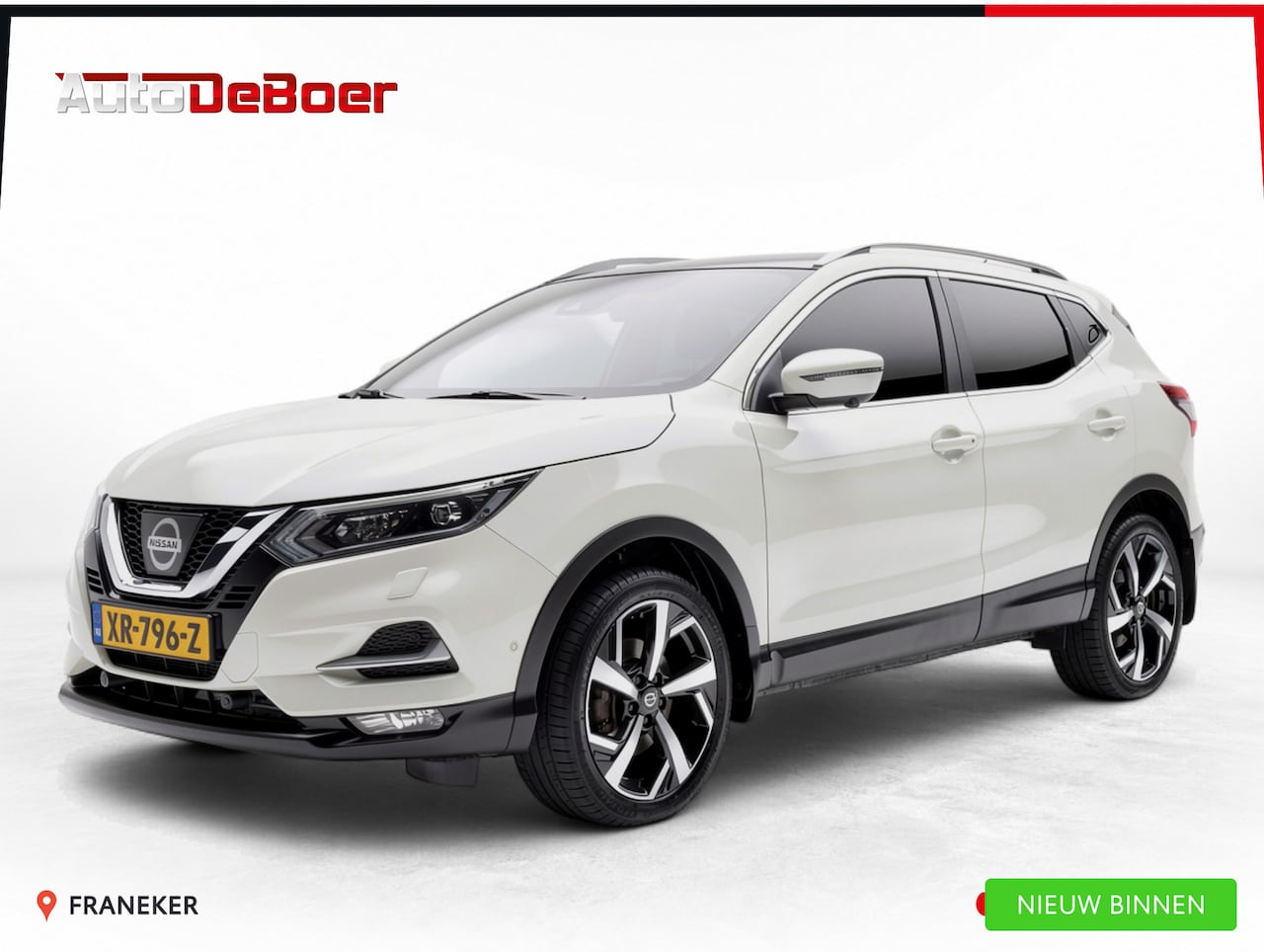 Nissan Qashqai - 1.2 Tekna + | Trekhaak | Leder | Voorstoelen verwarmd | 360 Graden camera - AutoWereld.nl