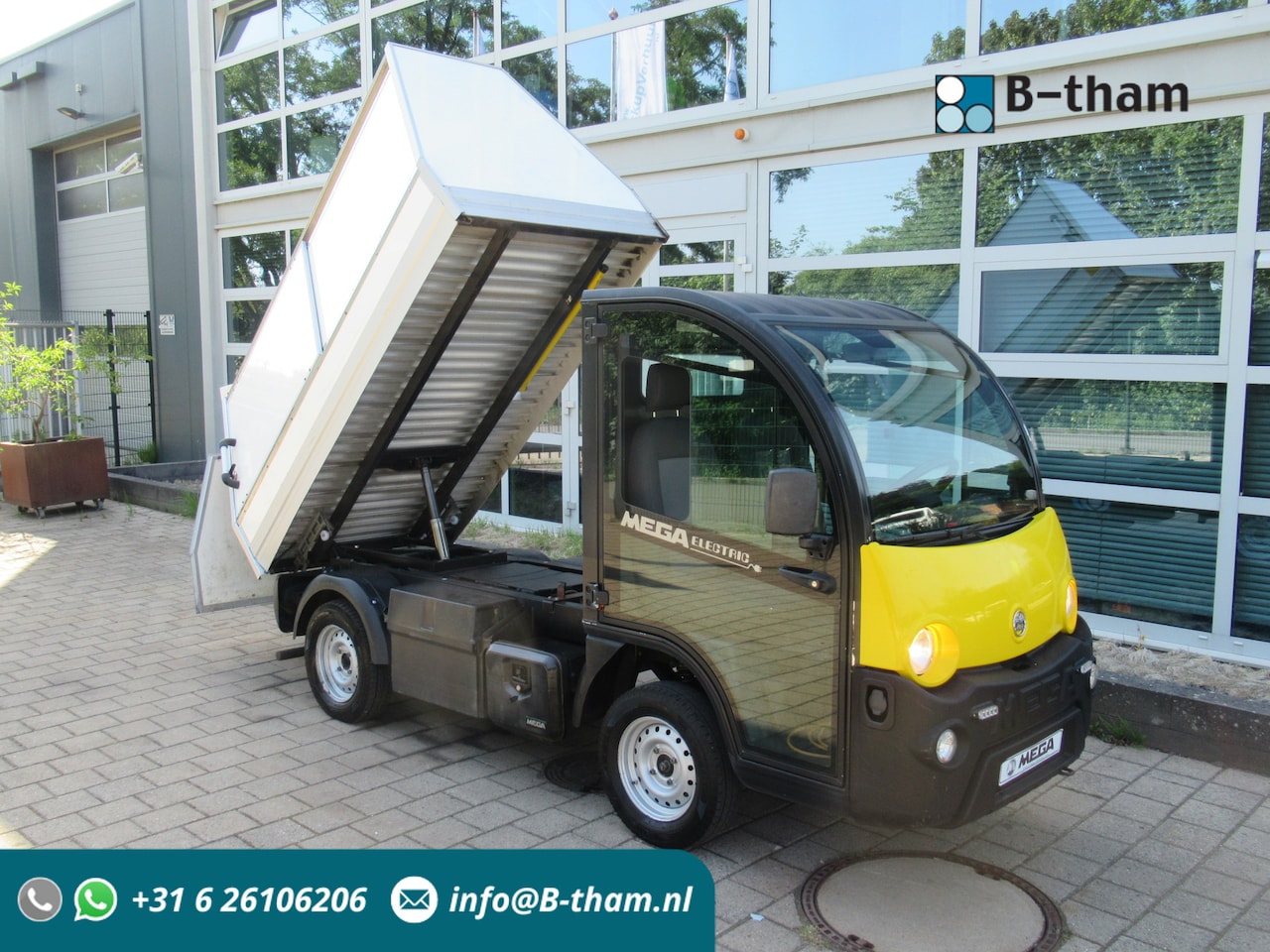 Aixam M10 - AIXAM-MEGA Mega Electric Kipper Tipper Veegvuil - AutoWereld.nl