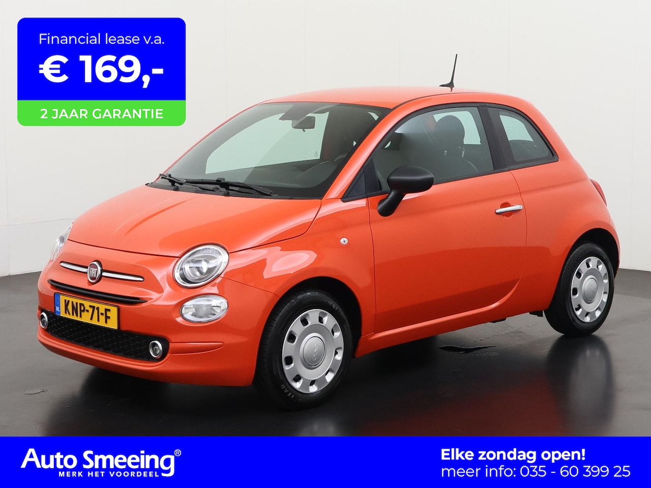 Fiat 500 - 1.0 Hybrid Cult | Cruise Control | Parkeersensor | Zondag Open! - AutoWereld.nl