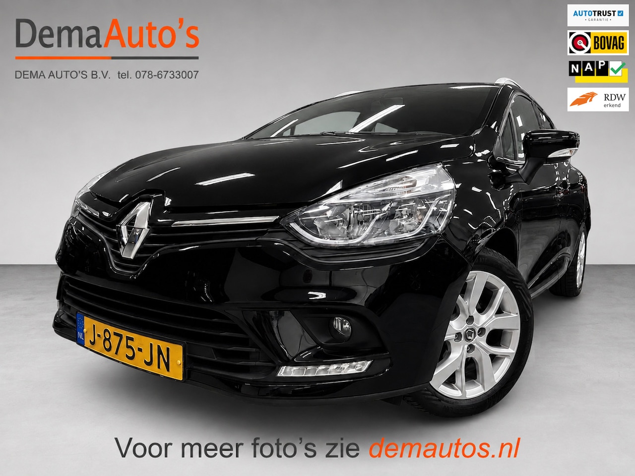 Renault Clio Estate - 0.9 TCe Limited 68DKM/ NAVI/AIRCO/MP3/PDC/CRUISE/// - AutoWereld.nl