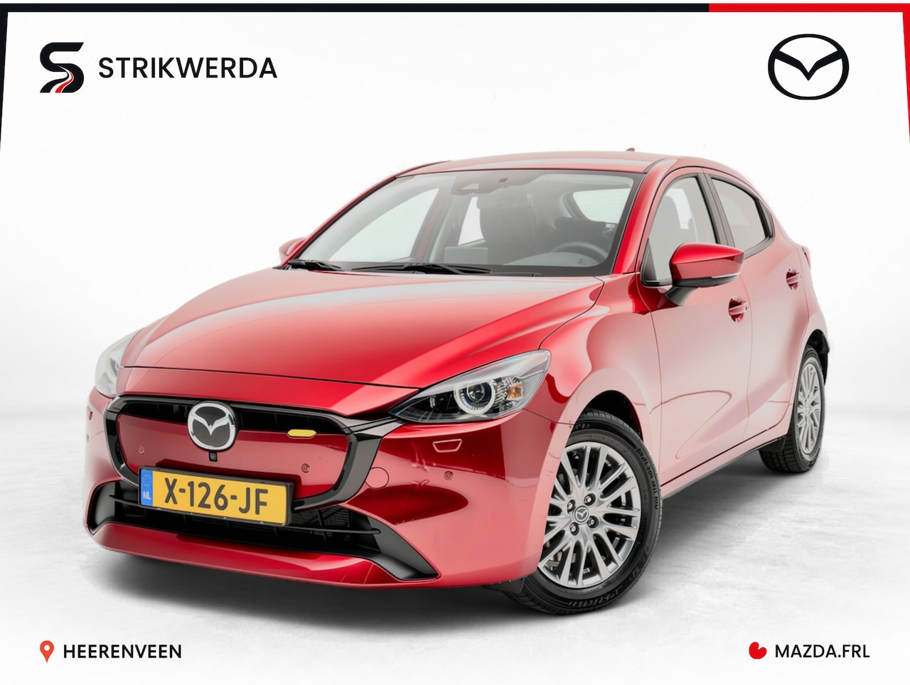 Mazda 2 - 1.5 e-SkyActiv-G 90 Exclusive-Line Driver assistance pack | 360 Camera | HUD | Adaptive cr - AutoWereld.nl