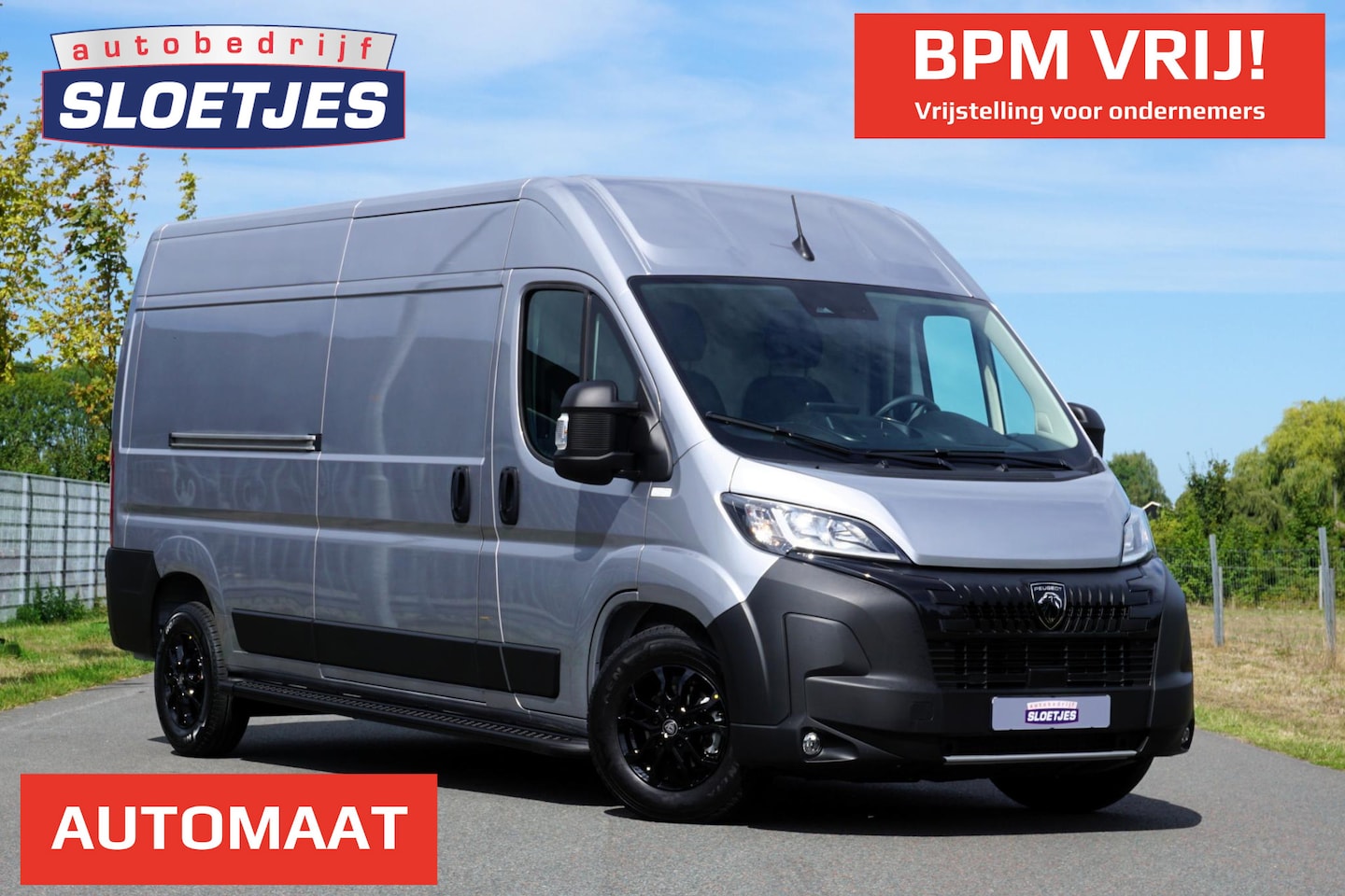Peugeot Boxer - 2.2 BlueHDi 180 S&S L3H2 3.5t Nieuw en BPM vrij |180 pk automaat |2e airbag |Groot scherm - AutoWereld.nl
